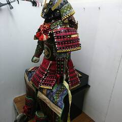 五月人形武田菱 鎧 平台飾り 鎧飾り　甲冑　侍　武具　戦国　武士の画像