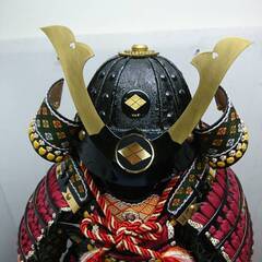 五月人形武田菱 鎧 平台飾り 鎧飾り　甲冑　侍　武具　戦国　武士の画像