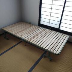 中古 すのこ 折りたたみ ベッド