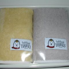 ソフトバンクの　扇子　🎈今治タオルハンカチ4枚セットの画像