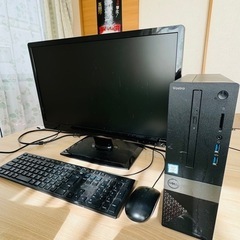 core i5 パソコンと24インチモニター