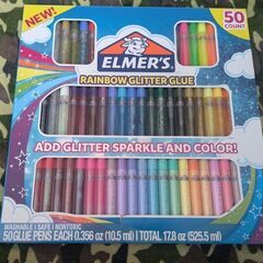 Elmer's (エルマーズ) 3Dペン グリッターペン 50本