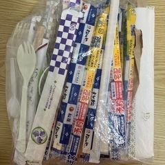 割り箸など　大量