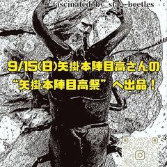 9/15(日)＊矢掛本陣目高祭り＊クワガタ＊出品＊矢掛＊玉島＊船穂＊