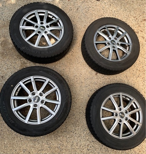 16インチアルミホイール4本(古冬タイヤ付)