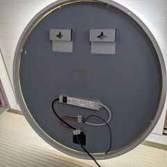 照明付きミラー　鏡　壁掛けの画像