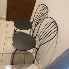 IKEA　テーブル＆チェア2脚 屋外用の画像