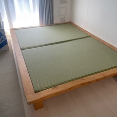 
ダブルベッド(ヘッドなし畳タイプ) フォレスト 畳ベッド たた...