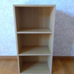 カラーボックス　木目調