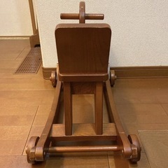 希少　ミッフィーランド　ロッキングホース　木馬　2way 車輪付きの画像