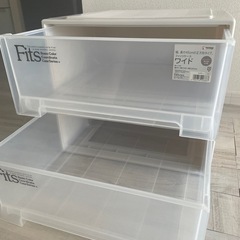 天馬 衣装ケース フィッツケース 2点セット　収納ケースの画像