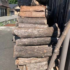 薪　乾燥済み　大きめの薪　広葉樹　の画像