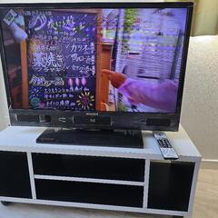 テレビ(LCD-V32BHR6)　テレビ台セット