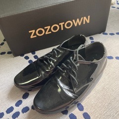 Macintosh philosophy 黒エナメル　靴　Mサイ...