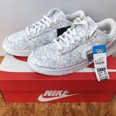 【603】スニーカー NIKE DUNK LOW ESS Whi...