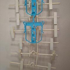 スカートハンガー10本 パーカーハンガー４個の画像