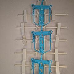 スカートハンガー10本 パーカーハンガー４個