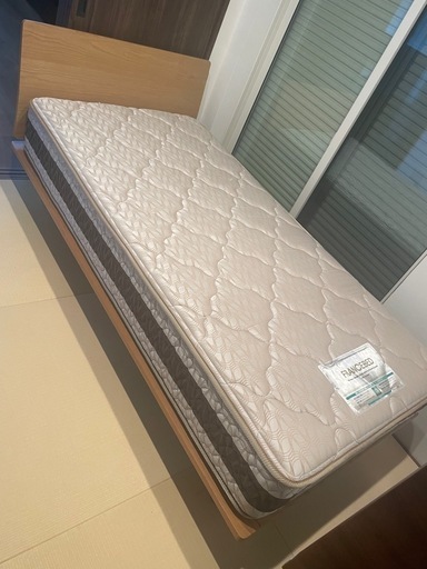 無印良品シングルベッド、マットレス