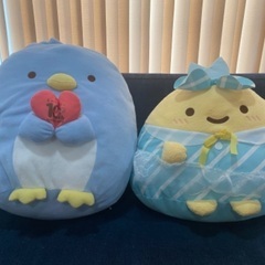 すみっコぐらし　ぺんぎん（本物）　あじふらいのしっぽ　ぬいぐるみ