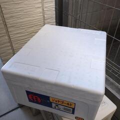 クーラーボックス代わり発泡スチロール箱