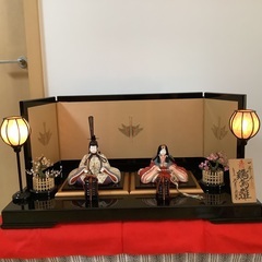 お雛様　親王飾り