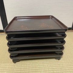 お膳　5枚セットの画像