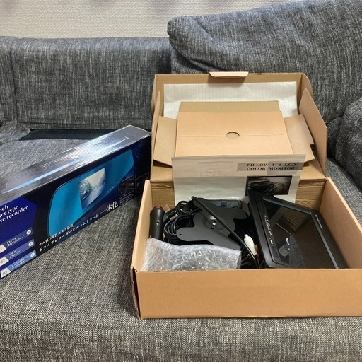 本日限り、値引きします　ミラー型ドラレコとバックモニターのセット