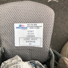 米軍　ミリタリーブーツ　US7.0 JP25の画像