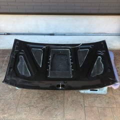 ジムニー23w    カーボン風FRP?ボンネットの画像