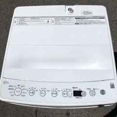 (ジM-116)SALE‼️¥9,900(税込み) Haire 全自動電気洗濯機 4.5kg 2022年製