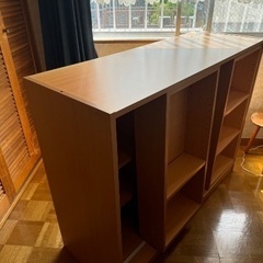 【シェルフ/棚】スライド式収納の画像