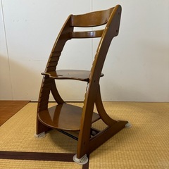 スクスクスリームチェア 茶色