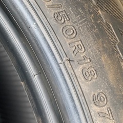 235-50R18 新古の画像