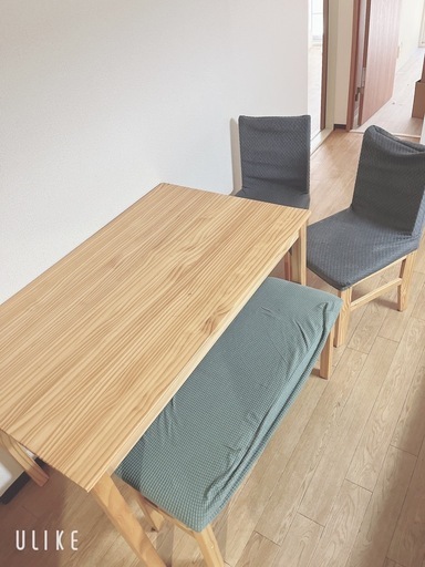 ダイニングテーブルチェア4点セット