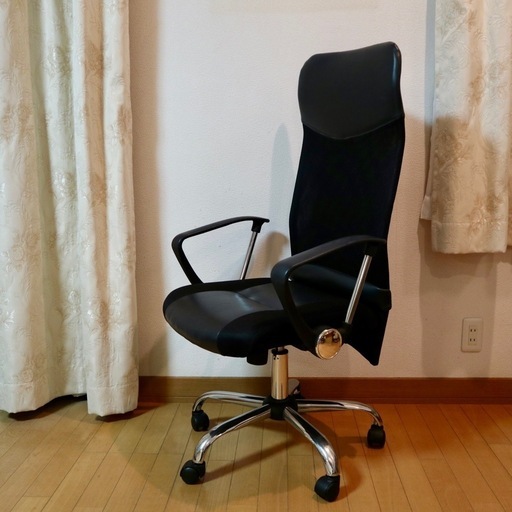【お話中です】ハイバックメッシュオフィスチェアー
