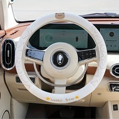 ステアリングカバー　ハンドルカバーの画像