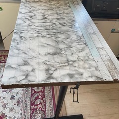 DIYテーブル　ニトリプレフェシリーズの画像