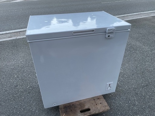 ■中古品 マックスゼン 冷凍ストッカー JF-200ML01WH 199L 2022年 鍵なし 動作問題なし■