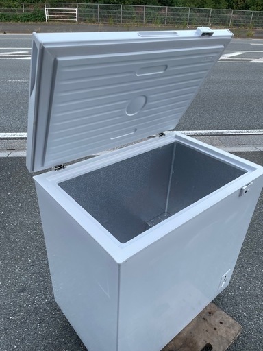 ■中古品 マックスゼン 冷凍ストッカー JF-200ML01WH 199L 2022年 鍵なし 動作問題なし■