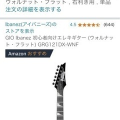 2024年4月新品購入 Gio Ibanez エレキギターの画像