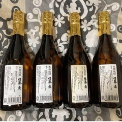 本格焼酎　佐藤　麦　黒　720ml 4本　佐藤酒造の画像