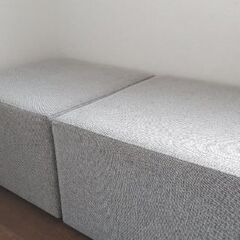 　【お渡し済】布張り　スツール　２脚