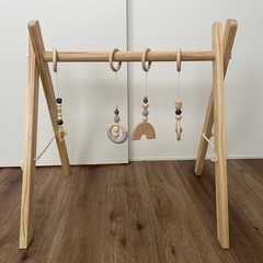 木製 ベビージム 
