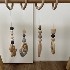 木製 ベビージム の画像