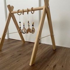 木製 ベビージム の画像