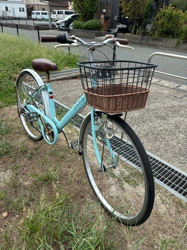 26インチ自転車6段変速/小学校高学年