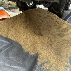 ①籾殻　もみ殻　熊谷市　埼玉県　肥やし　有機肥料　畑　家庭菜園　の画像