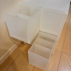 無印良品 ＰＰ　ポリプロピレン 収納ケース　ストッカー　2個セットの画像