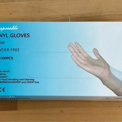 ビニール手袋Sサイズ　介護　掃除