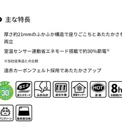 広電　電気カーペットの画像